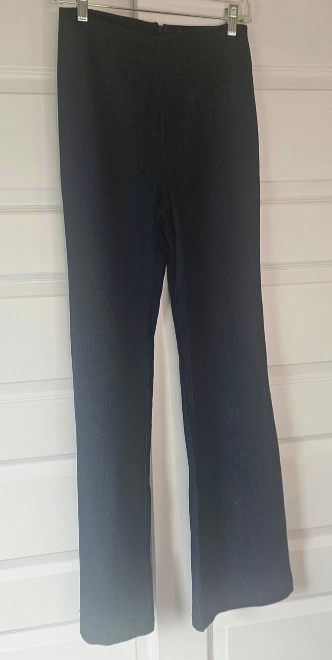 Cotton Candy High Rise Stretch Denim Flare Slacks Medium 33 Inseam